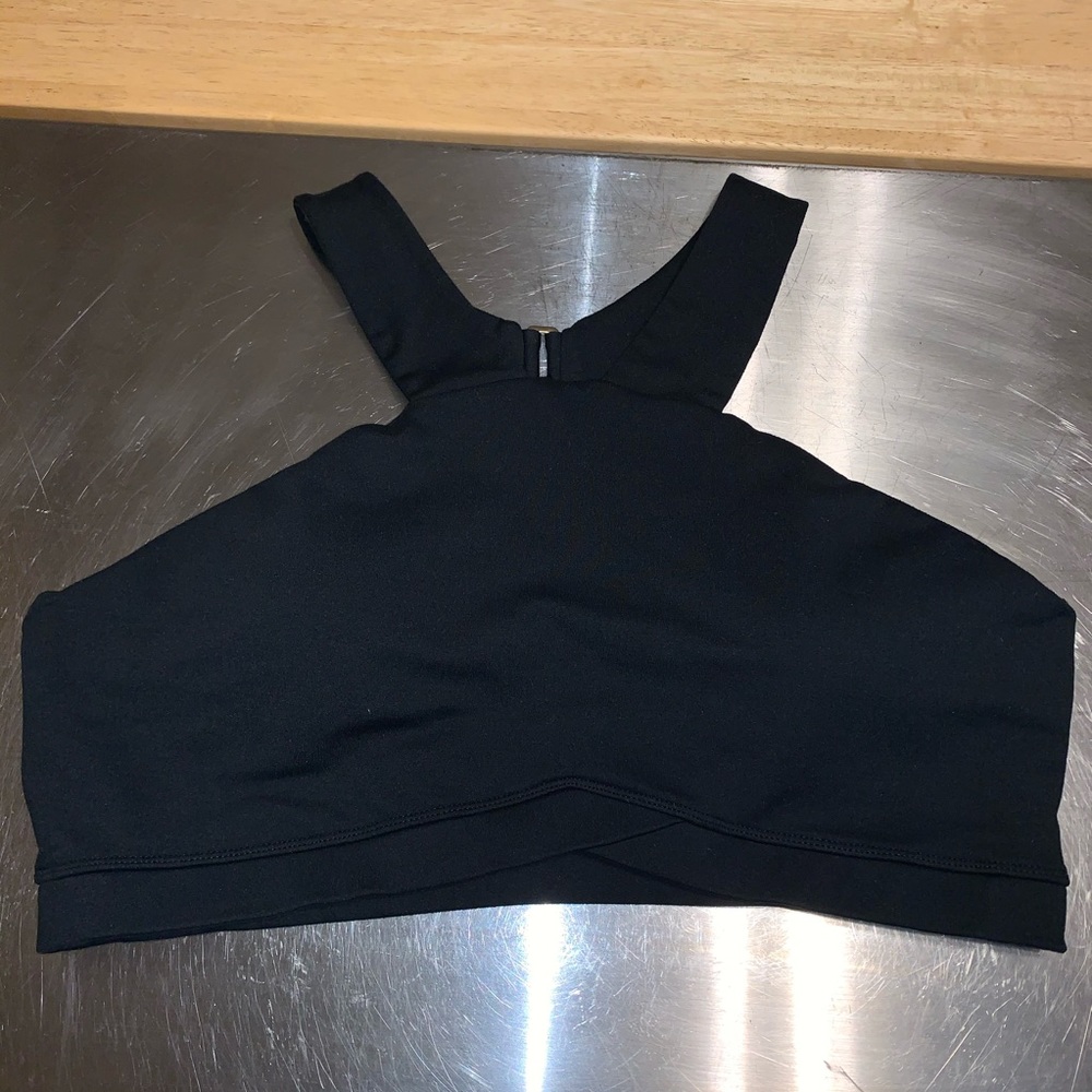 Demi Lovato Fabletics 1X open back sports bra